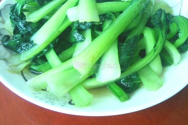 清炒青菜的做法图解6