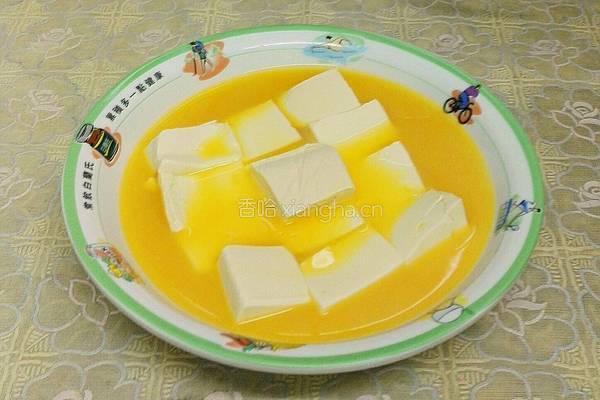 豆腐蒸水蛋的做法图解5