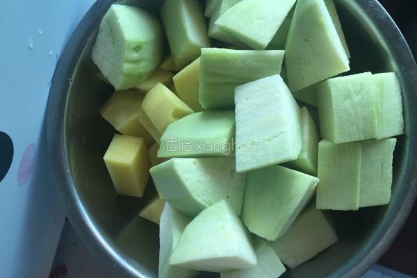 土豆茄子酱的做法图解2