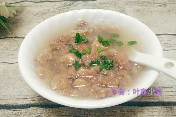汆汤肉片的做法图解6