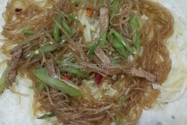 煎饼卷菜的做法图解7
