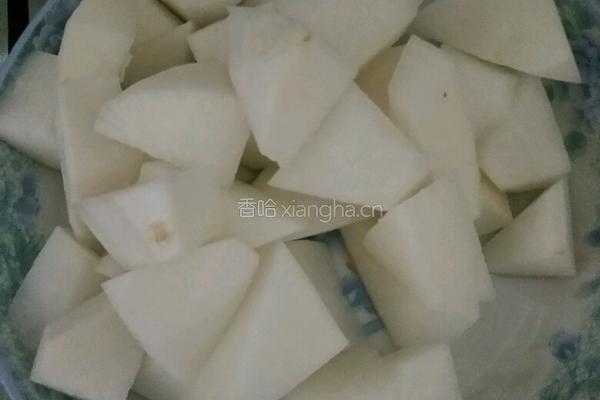 红烧肉炖萝卜的做法图解2