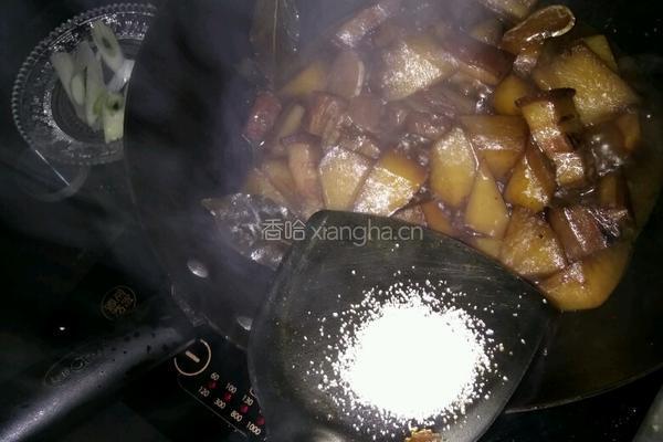 红烧肉炖萝卜的做法图解8