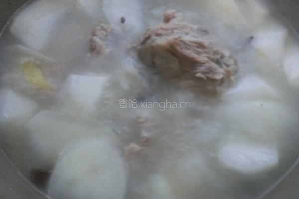 白萝卜炖大骨头的做法图解10