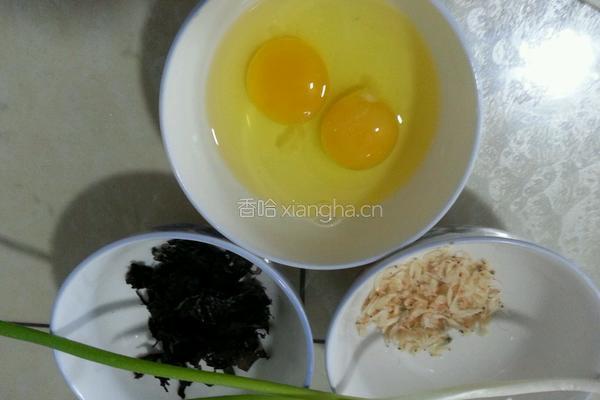 紫菜蛋花汤的做法图解1
