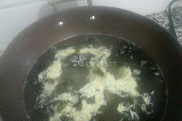 紫菜蛋花汤的做法图解5