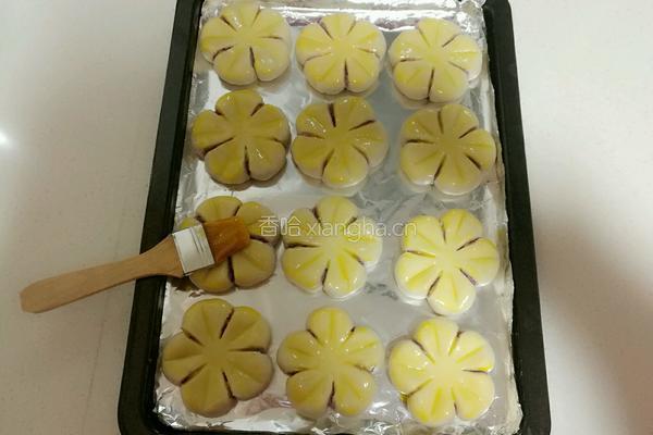 香芋梅花酥的做法图解24