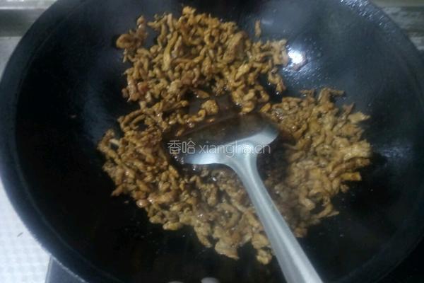 芹菜炒肉丝的做法图解4