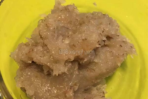虾饼的做法图解1