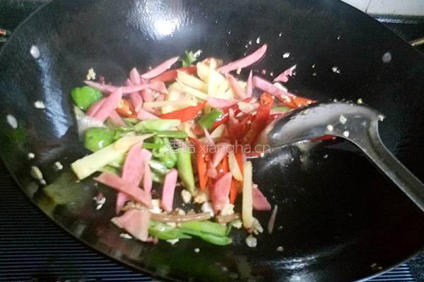 泡菜炒腰花的做法图解12