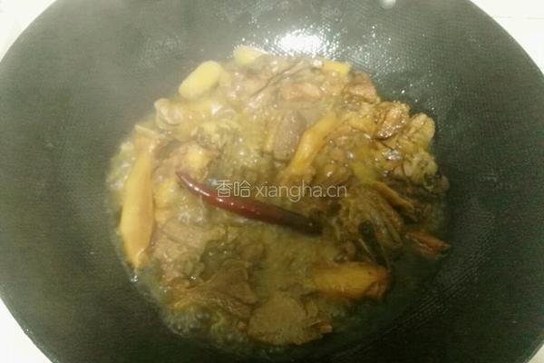 红烧米酒鸭的做法图解7
