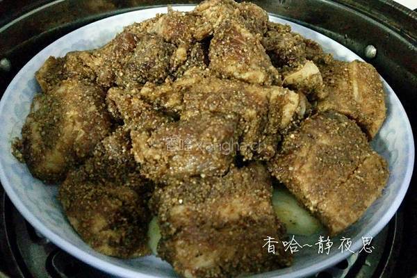 粉蒸肉的做法图解9