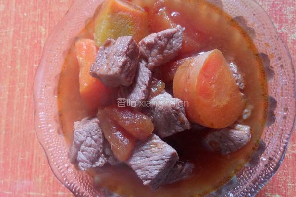 西红柿胡萝卜牛肉汤的做法图解8