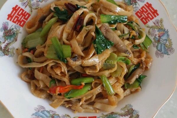 孜然炒饼的做法图解8