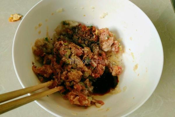 糯米肉丸的做法图解2