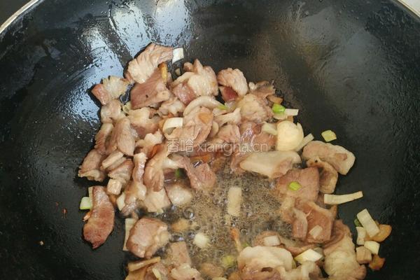 肉炒藕片的做法图解5