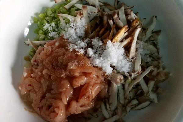 香菇鸡丝饭的做法图解4