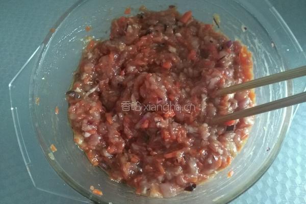 黑胡椒胡萝卜猪肉饼的做法图解10