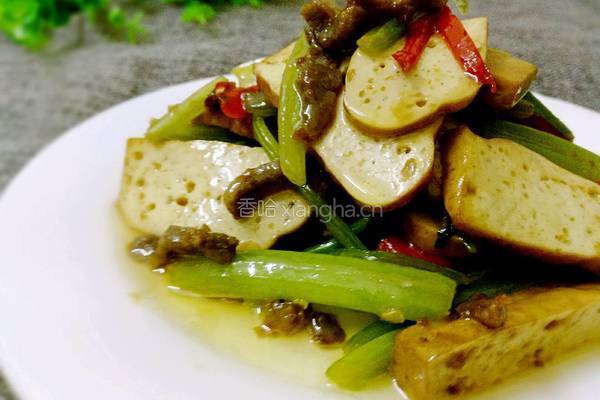牛肉炒香干的做法图解10