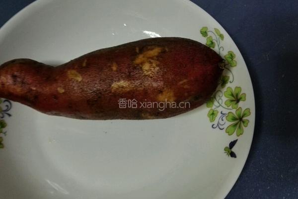 清炒山芋的做法图解1