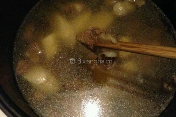 羊肉山药灵芝汤的做法图解7