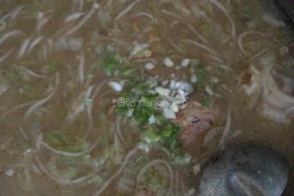 粉丝丸子汤的做法图解8