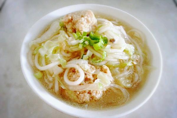 粉丝丸子汤的做法图解9