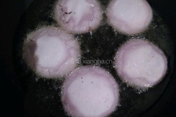 豆沙馅糯米油饼的做法图解8