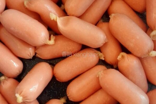 孜然脆皮肠的做法图解1