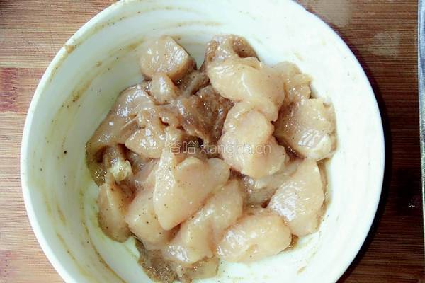 鸡肉嫩豆腐的做法图解3