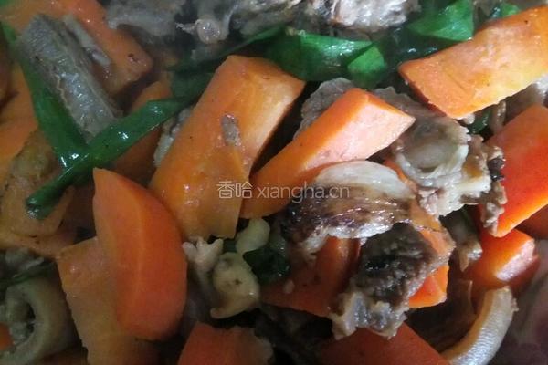 香炒羊肉胡萝卜的做法图解6