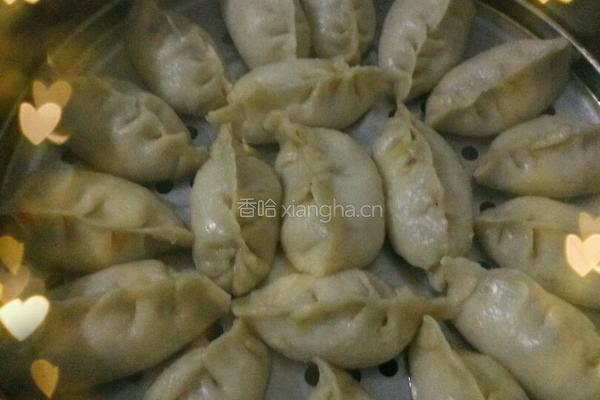 黄蒜苗（韭黄）肉馅饺子（家常蒸饺）的做法图解11