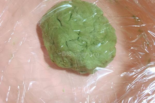 绿茶馒头的做法图解5