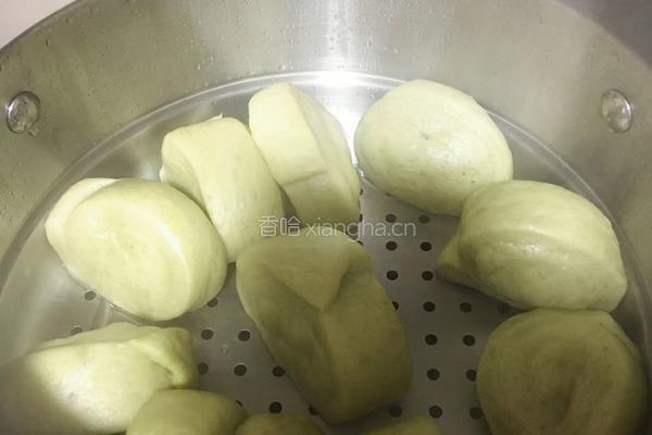 绿茶馒头的做法图解9