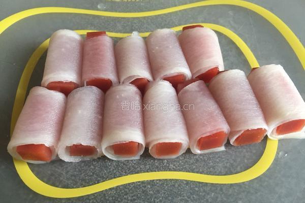 水晶萝卜珊瑚卷的做法图解8