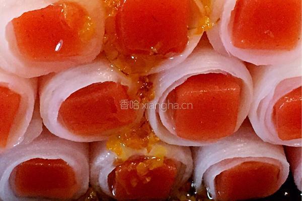 水晶萝卜珊瑚卷的做法图解9