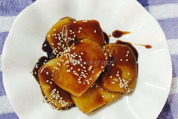 红糖芝麻年糕的做法图解6