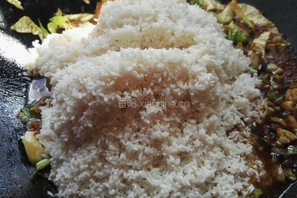 卷心菜焖饭（电压锅版）的做法图解12