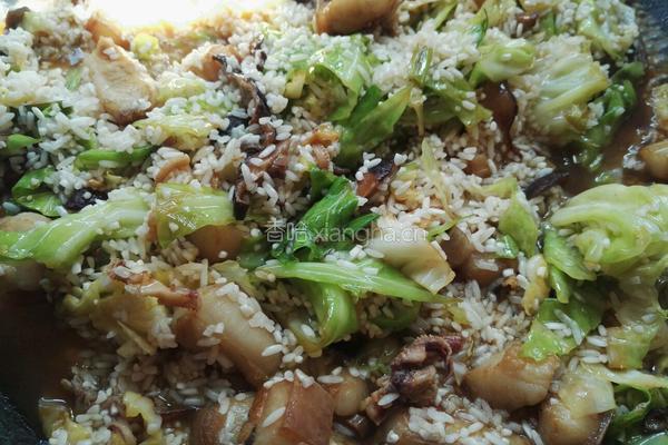 卷心菜焖饭（电压锅版）的做法图解13