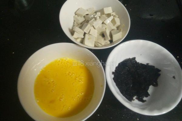 紫菜豆腐蛋汤的做法图解1