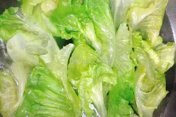 蒜泥生菜的做法图解3