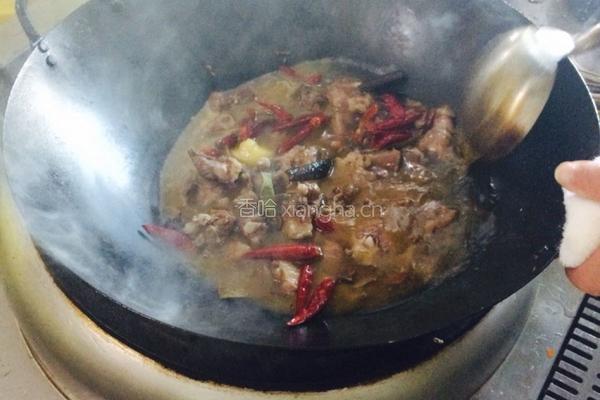 卤蛋烧狗肉的做法图解7