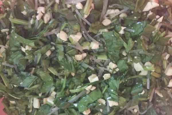 菠菜包子的做法图解5
