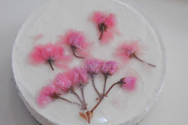 樱花慕斯蛋糕(6寸)的做法图解11