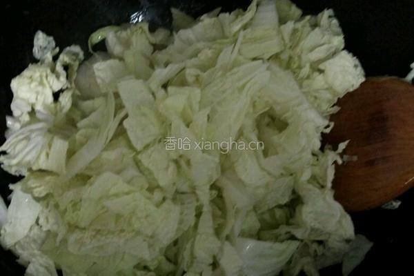 醋熘白菜的做法图解5