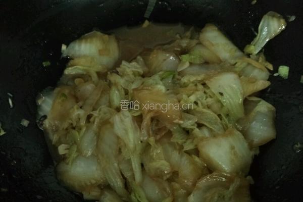 醋熘白菜的做法图解7