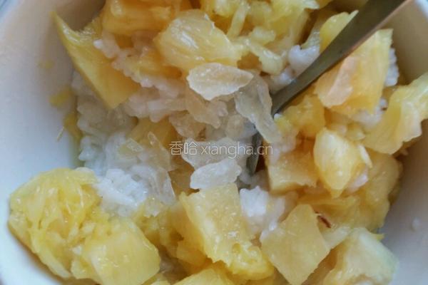 菠萝饭的做法图解4