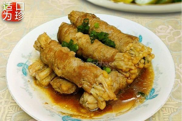 豚肉金菇卷的做法图解8