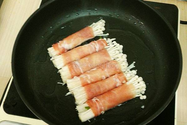 豚肉金菇卷的做法图解5