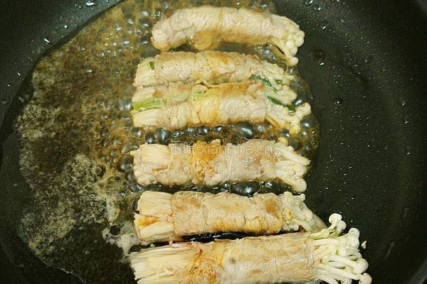 豚肉金菇卷的做法图解7